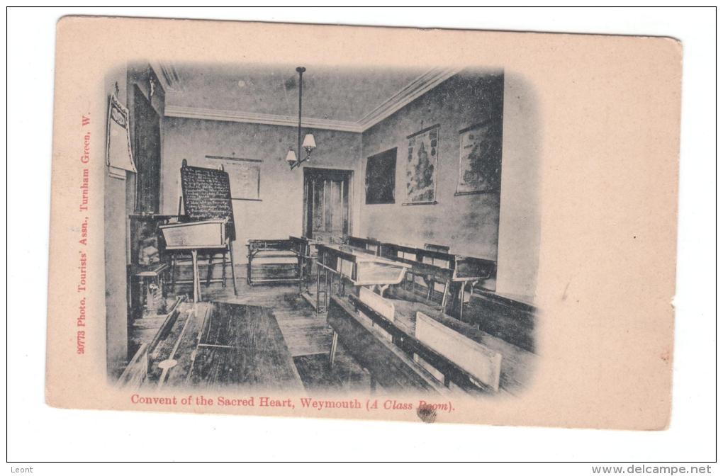 England - Dorset - Weymouth - Convent Of The Sacred Heart - Class Room - Classroom - Not Used - Cca 1905 - Weymouth