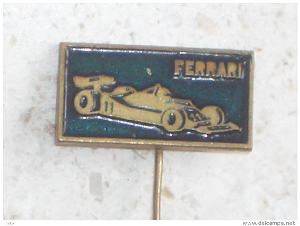 FERRARI - Formula 1 ( Croatian Rare Pin ) * F1 Badge Car Automobile Auto Autos Anstecknadel Distintivo Italy Italia - Ferrari