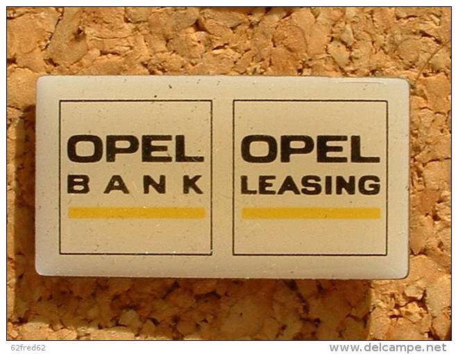 Pin´s  OPEL BANK  OPEL LEASING - Opel