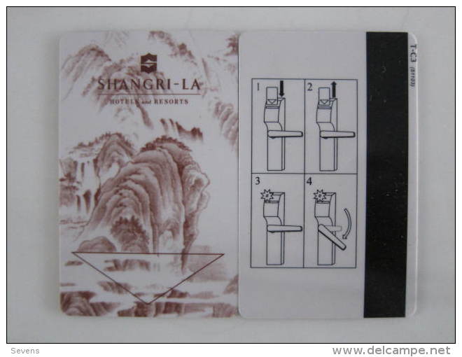 China Hotel Key Card,Shangri-La Hotel - Ohne Zuordnung