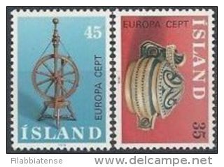 1976 - Islanda 467/68 Europa ---- - Ungebraucht