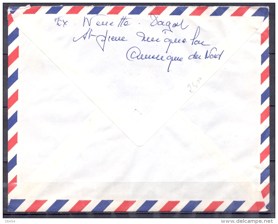 SAINT PIERRE ET MIQUELON   Lettre  Juillet 1971      2 Timbres   ELEVAGE Et  50eme ANN O.I.T Pour ST SERVAN  PAR AVION - Lettres & Documents