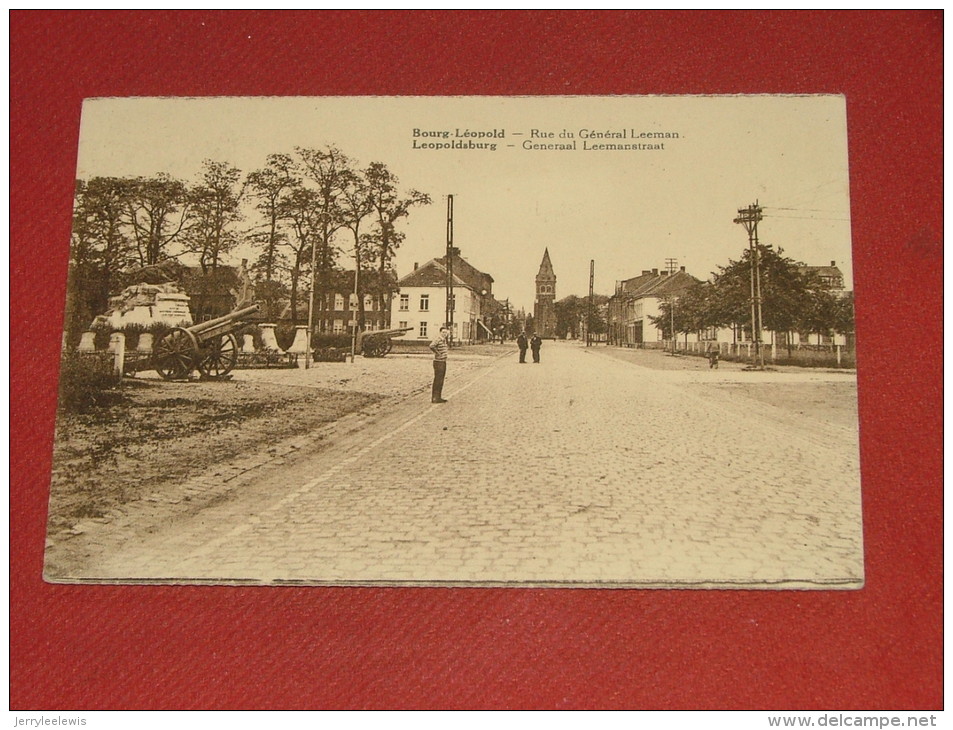 LEOPOLDSBURG - BOURG-LEOPOLD  -  Generaal Leemanstraat  - Rue Du Général Leman - Leopoldsburg