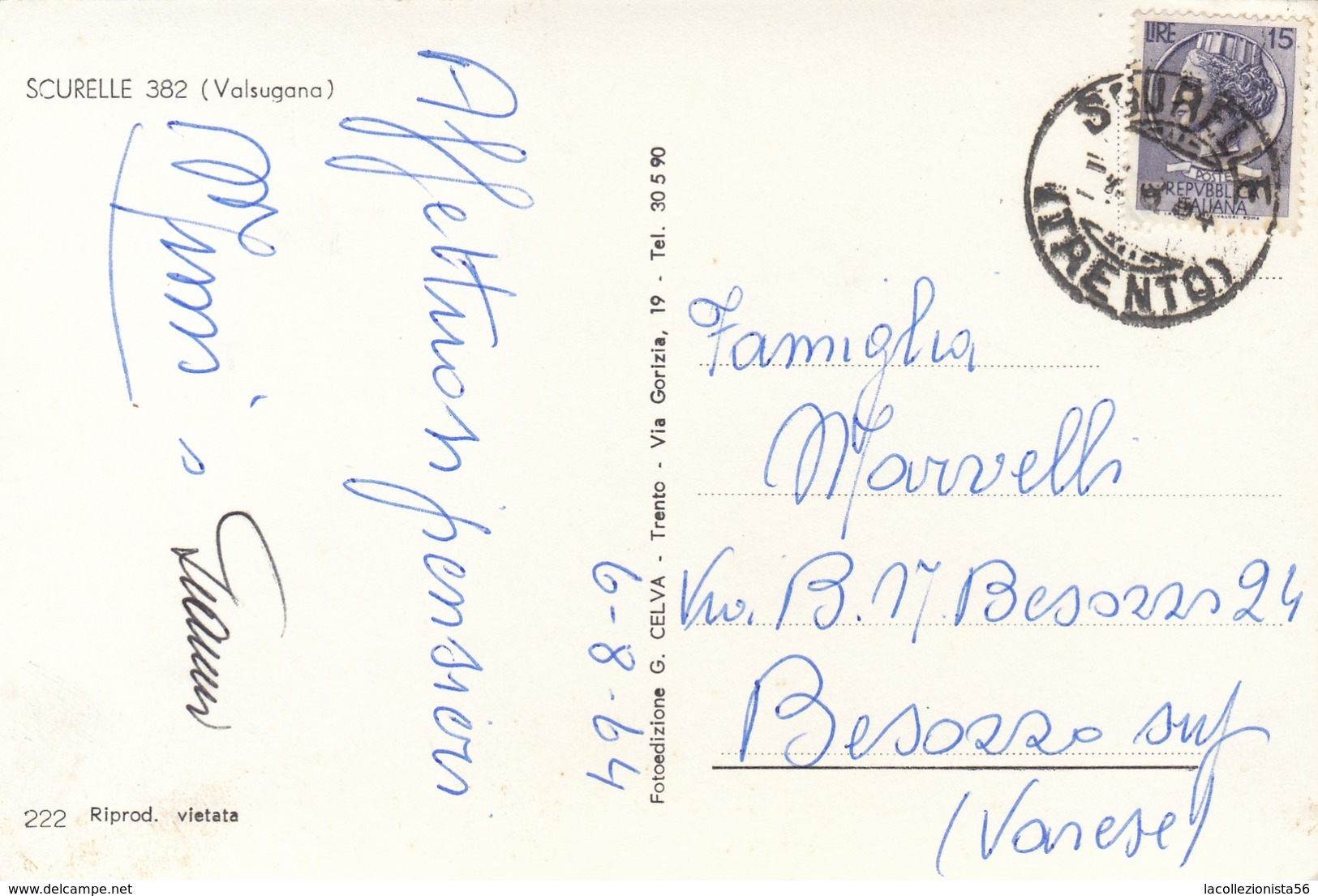 5369-SCURELLE(TRENTO)-INGRESSO PAESE-FG - Trento