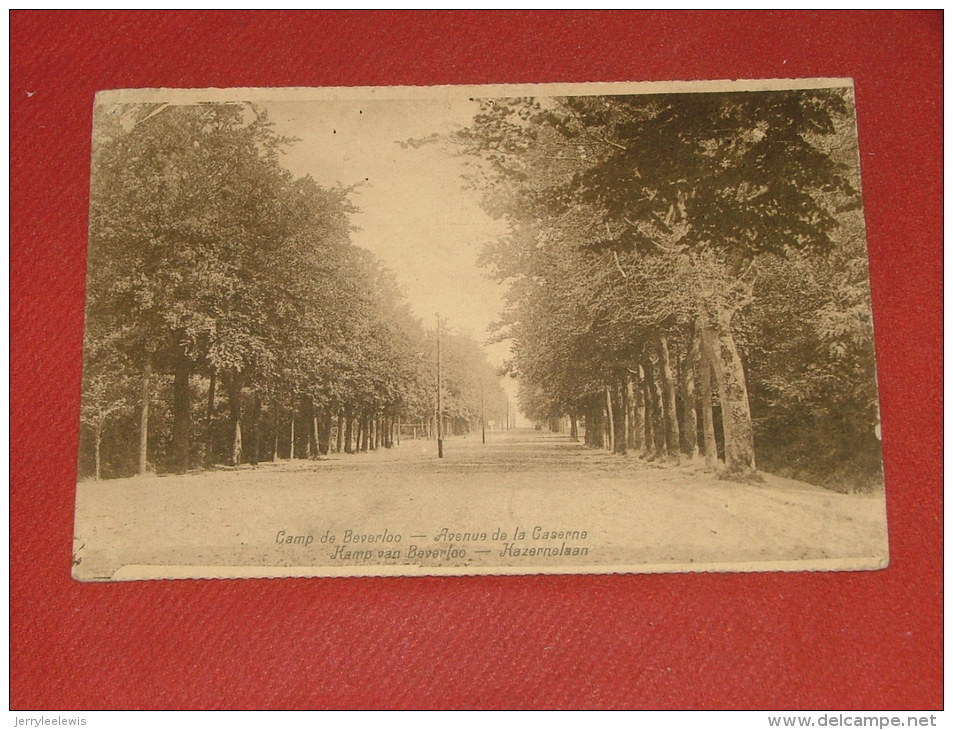 LEOPOLDSBURG - BOURG-LEOPOLD   -  Kazernelaan  -  Avenue De La Caserne   -  1920 - Leopoldsburg