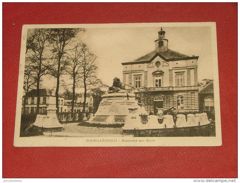 LEOPOLDSBURG - BOURG-LEOPOLD   -  Monument Aux Morts  -  1932 - Leopoldsburg