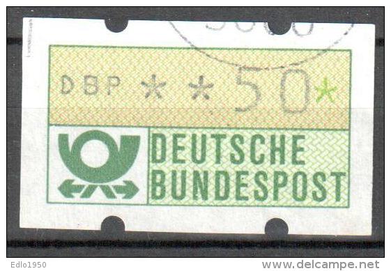 Germany BRD - 1981 ATM Nr 1  - 050 Gestempeld Used - Timbres De Distributeurs [ATM]