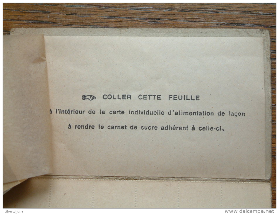 CARTE INDIVIDUELLE D'ALIMENTATION - Maire de BESSE / Puy de Dome GENDRE Pierre ( Délivrée 1918 / details see Photo ) !!