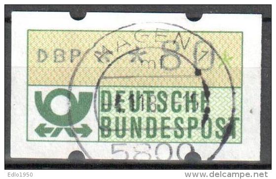 Germany BRD - 1981 ATM Nr 1  - 080 Gestempelt Used - Automatenmarken [ATM]