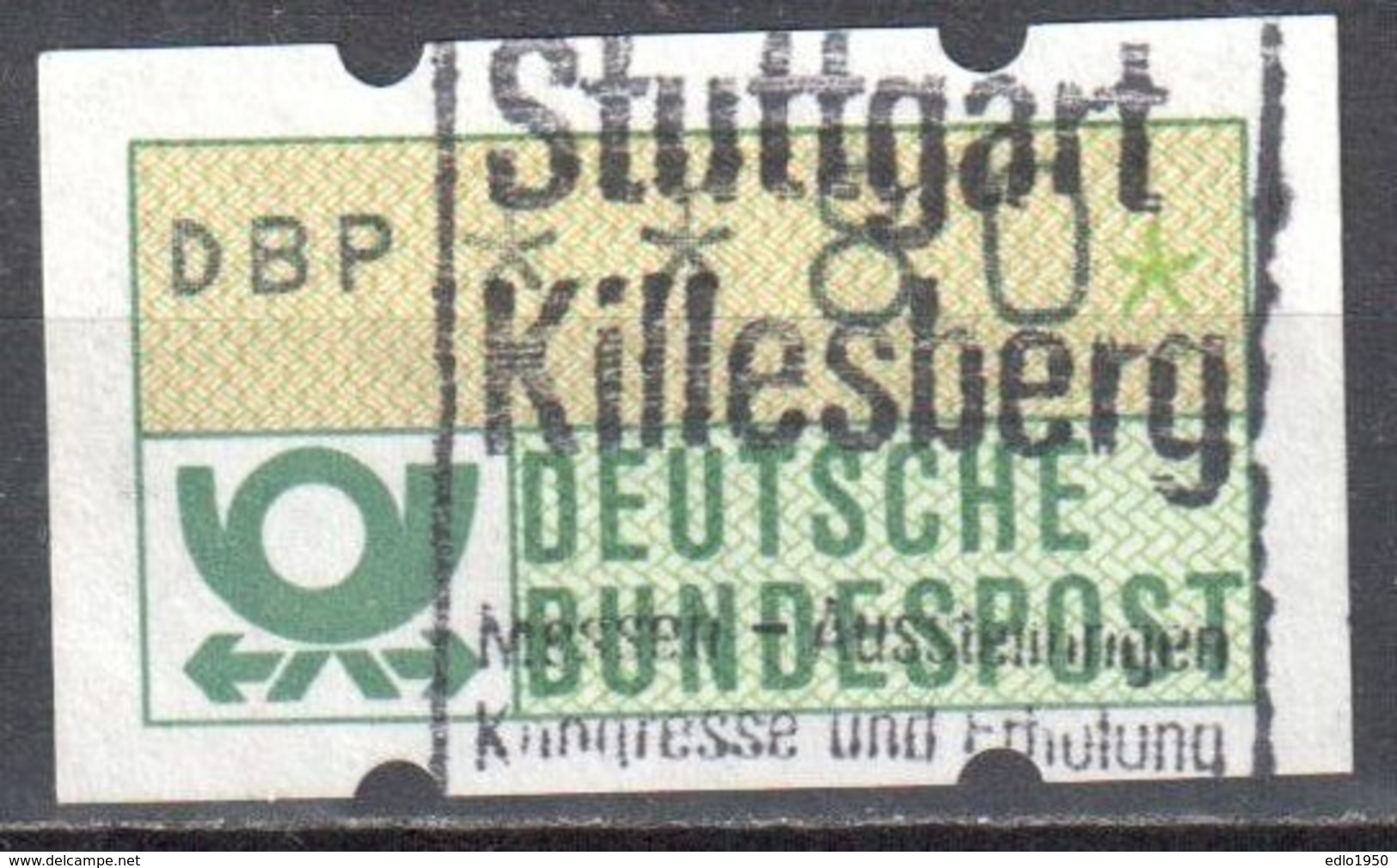 Germany BRD - 1981 ATM Nr 1  - 80 - Gestempelt Used - Automatenmarken [ATM]