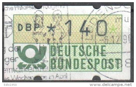 Germany BRD - 1981 ATM Nr 1  - 140 Gestempelt Used - Automatenmarken [ATM]