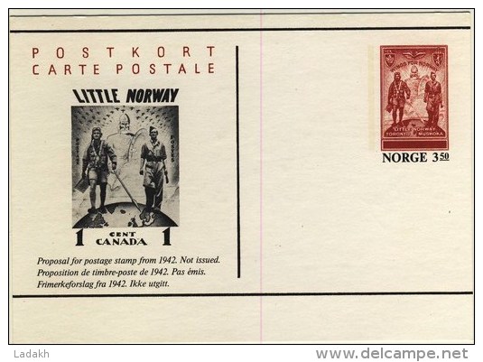 ENTIER POSTAL  NORVEGE # WINGS FOR NORWAY - Entiers Postaux