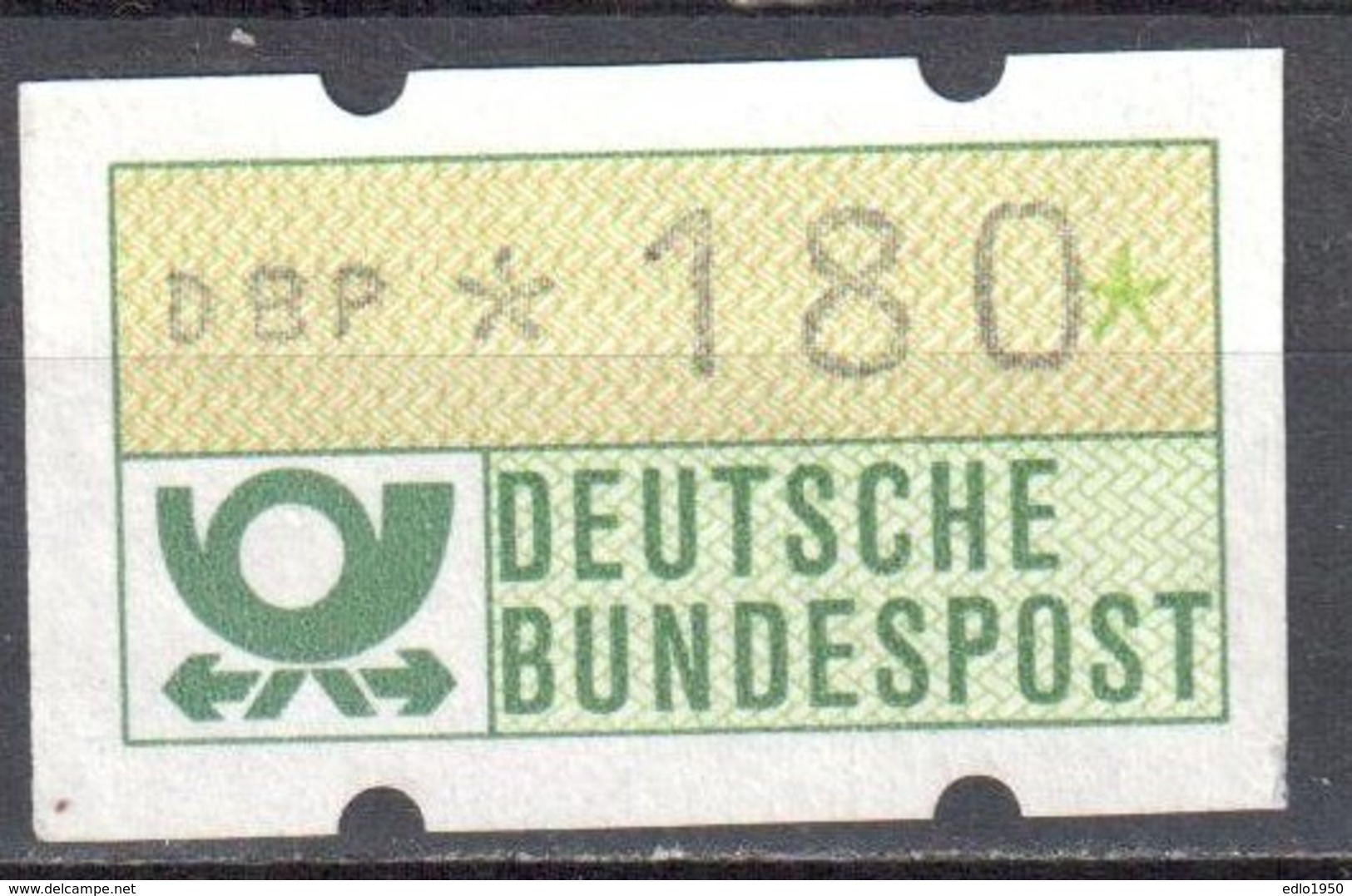 Germany BRD - 1981 ATM Nr 1 - 180 Gestempelt Used - Automaatzegels [ATM]