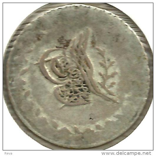 TURKEY 20 PARA INSCRIPTIONS IN ARABIC FRONT & BACK YEAR2 AH1225 -1840 AG SILVER F+ KM595 READ DESCRIPTION CAREFULLY !!! - Turkije