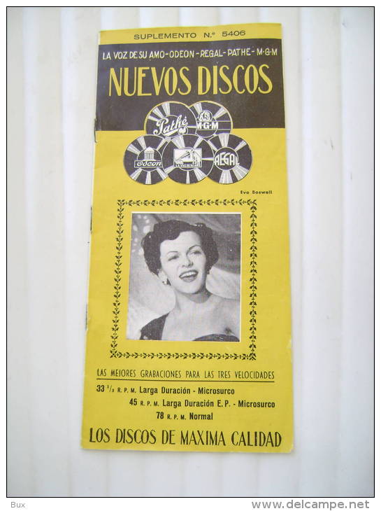 NUEVOS DISCOS  AVENIDA RADIO S.A. RADIO DISCOS TELEVISION DE JOSE ANTONIO MADRID ESPANA SPAIN  CATALOGO DISCHI - [4] Themen