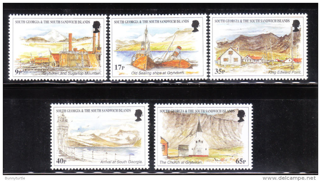 South Georgia 1999 Island Views MNH - Südgeorgien