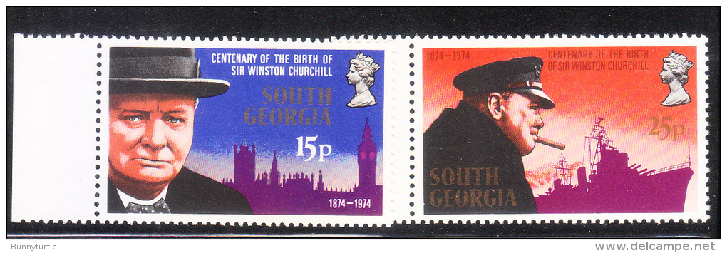 South Georgia 1974 Sir Winston Churchill MNH - Georgias Del Sur (Islas)