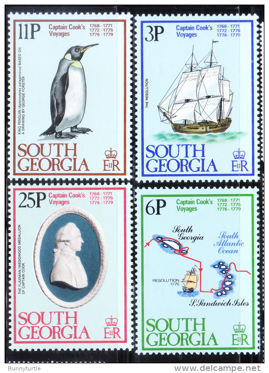 South Georgia 1979 Captain Cook´s Voyages MNH - Georgias Del Sur (Islas)
