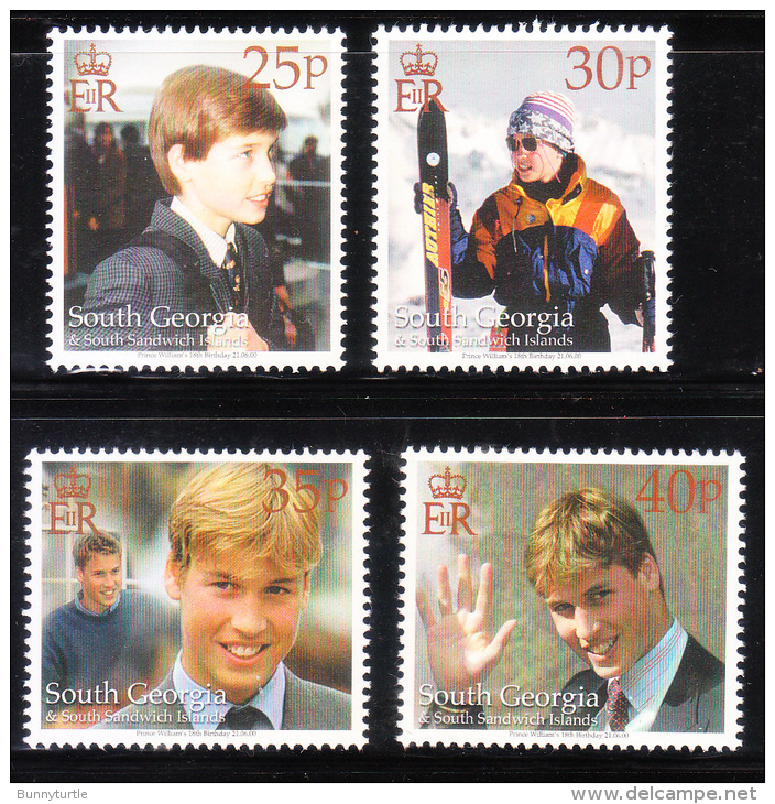 South Georgia 2000 Prince William 18th Birthday MNH - Georgia Del Sud