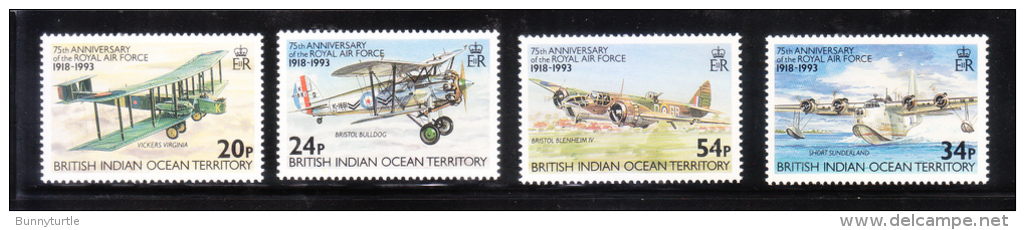 British Indian Ocean Territory BIOT 1993 Royal Airforce MNH - Territorio Británico Del Océano Índico