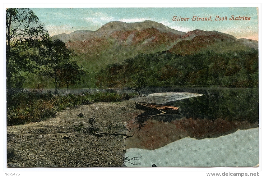 LOCH KATRINE : SILVER STRAND / POSTMARK - HOMERTON / ADDRESS - GOODMAYES, CASTLETON ROAD, ILFORD - Stirlingshire