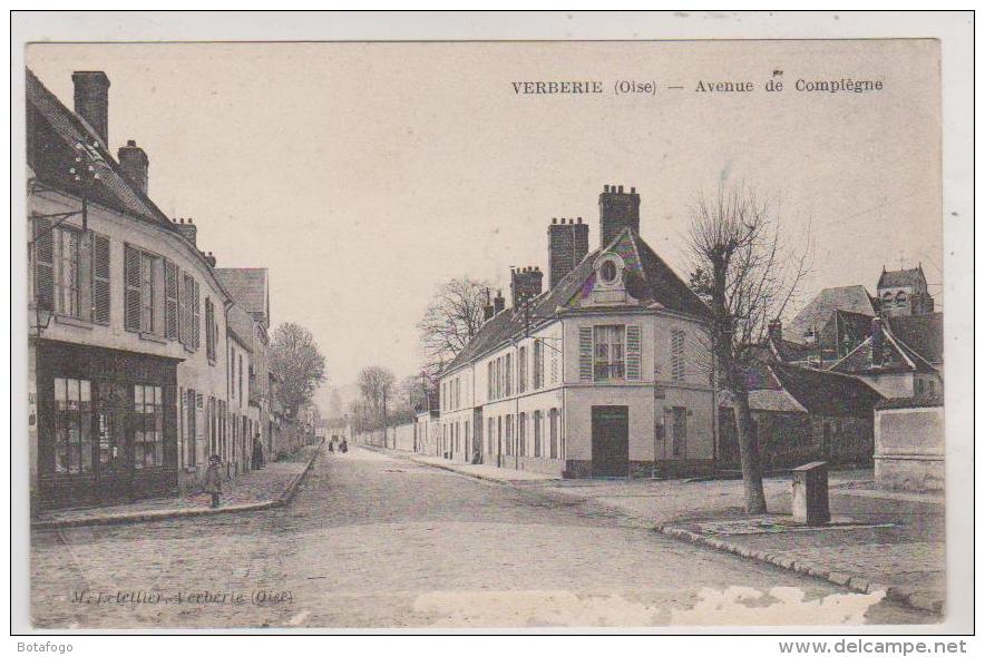 CPA DPT 60 VERBERIE,AV DE COMPIEGNE - Verberie