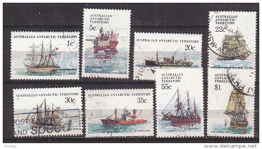 PGL BP041 - AUSTRALIAN ANTARTIC TERRITORY Yv N°37/46 (-39,42) - Used Stamps