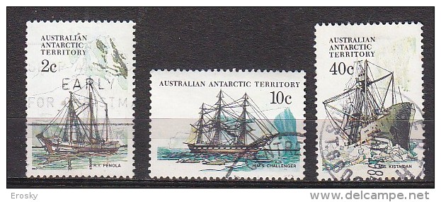 PGL BP047 - AUSTRALIAN ANTARTIC TERRITORY Yv N°47/48+50 - Oblitérés