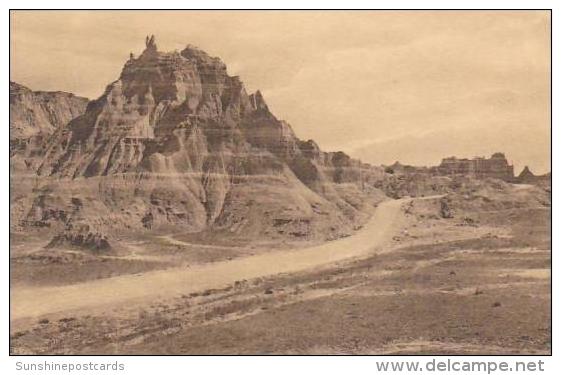 South Dakota Wall Pinnacle Peaks Badlands National Monument Albertype - Other & Unclassified