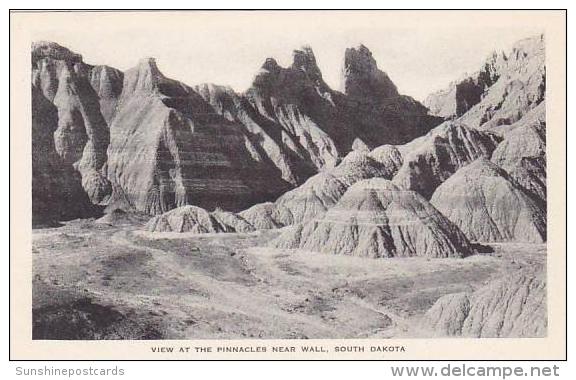 South Dakota Wall View At The Pinnacles Albertype - Other & Unclassified