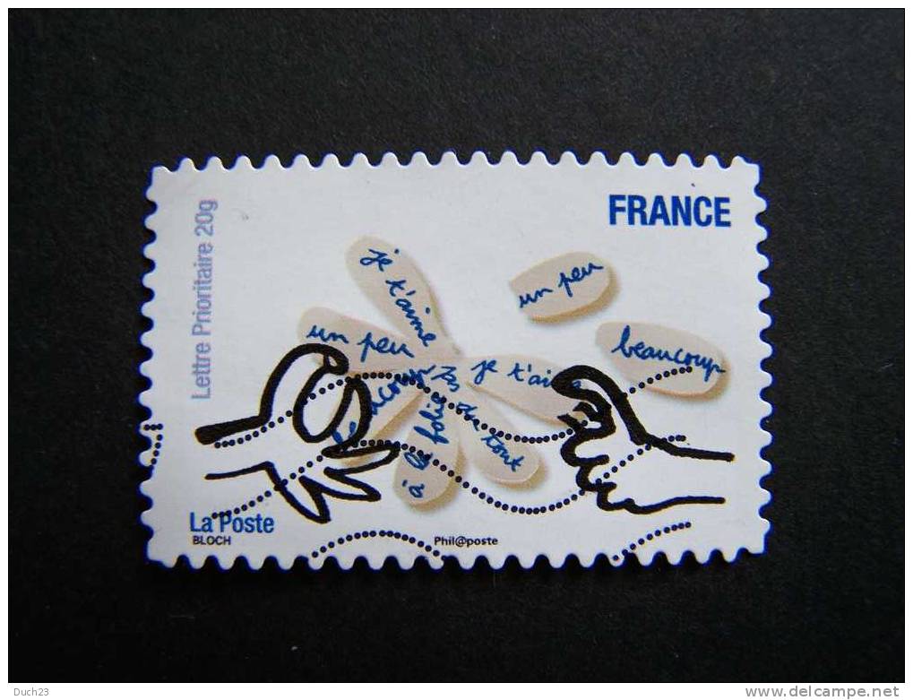 OBLITERE FRANCE ANNEE 2010 N° 483 SERIE SOURIRES  AUTOCOLLANT ADHESIF - Used Stamps