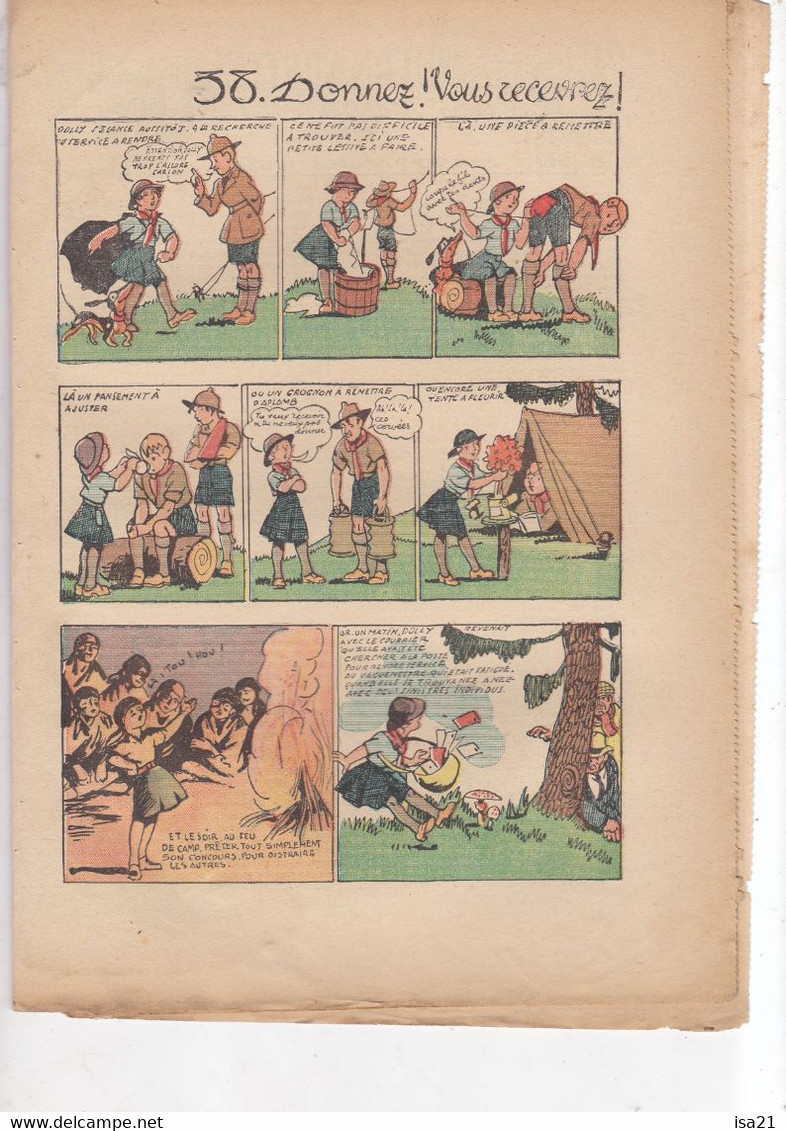 BERNADETTE: Revue Pour Les Jeunes Filles 10 Septembre 1939  " Le Sac De Pommes De Terre" N° 506, Dolly, Etc. - Bernadette