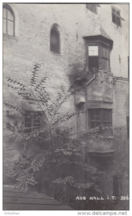 Hall In Tirol, Haus Mit Erker, FOTO-AK 1920 - Hall In Tirol