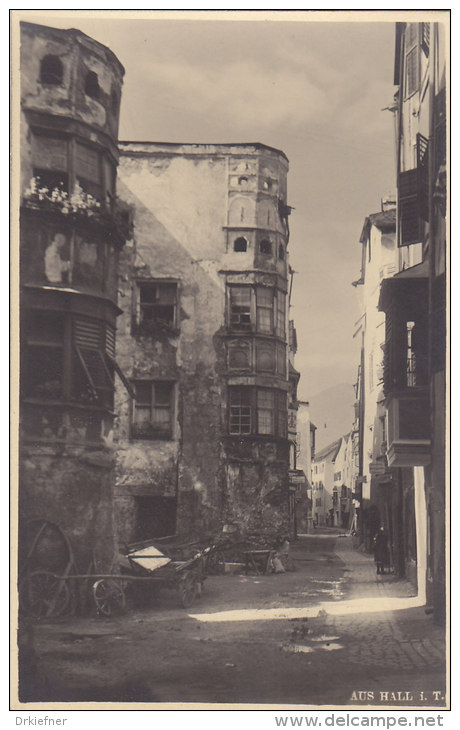 Hall In Tirol, Straßenzug FOTO-AK 1927 - Hall In Tirol