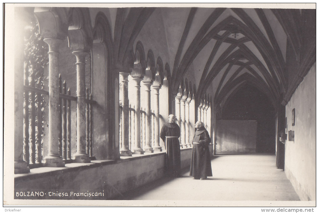 Bozen, Franziskanerkirche, Kreuzgang,  FOTO-AK Um 1925 - Sonstige & Ohne Zuordnung