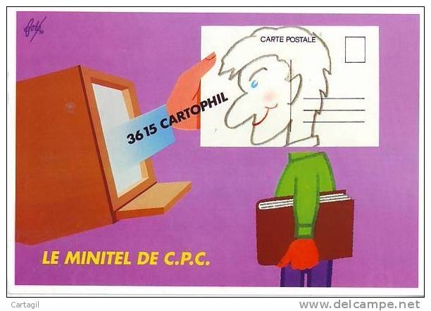 CPM Publicitaire Pour Le Minitel De CPC (dessin De Foré N° 150 De Sa Collection) - Fore