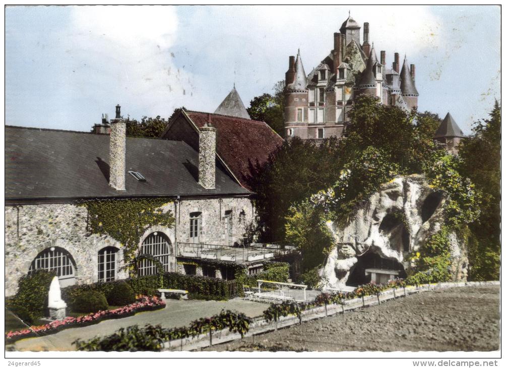 CPSM MONTMORT LUCY (Marne) - La Grotte Et Le Château - Montmort Lucy