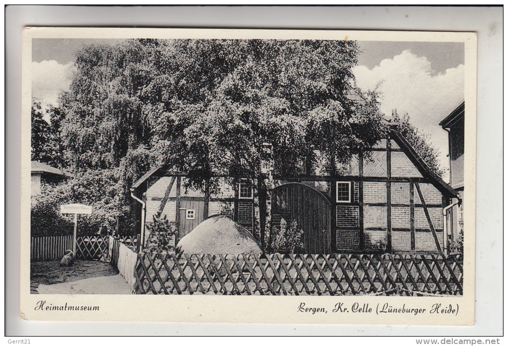 3103 BERGEN, Heimatmuseum, Römstedt-Haus, 1954 - Bergen