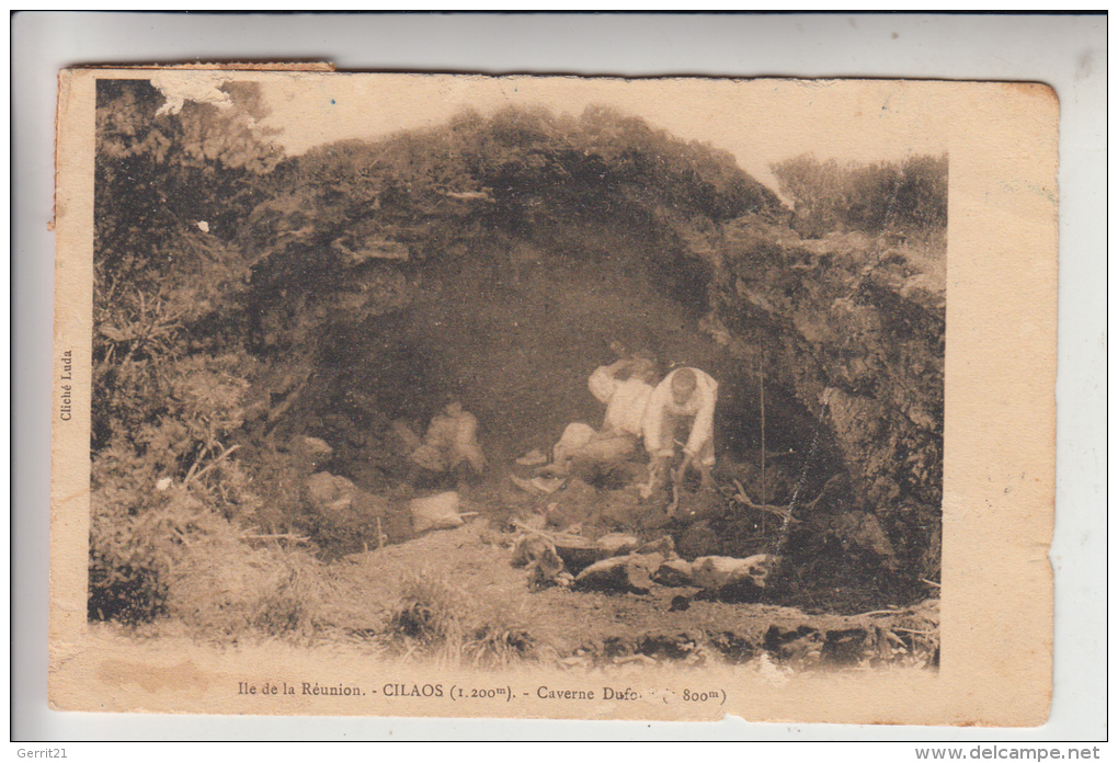 REUNION, Cilaos, Caverne Dufour, 1908, Knick - AF - Reunion