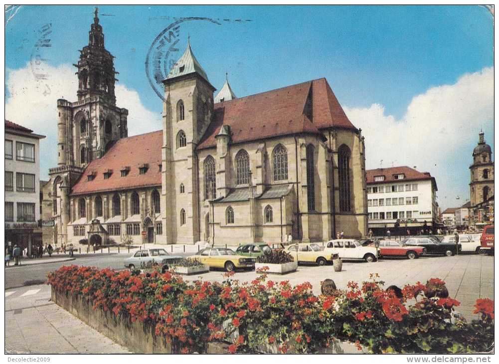 ZS47415 Heillbronn Neckar Killianskirche    Car Voiture  2 Scans - Heilbronn