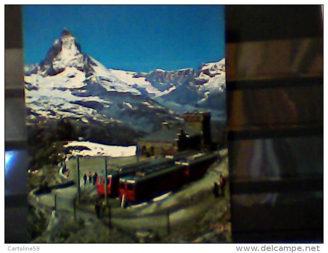 Suisse - Gornergrat Sur Zermatt - La Gare Et Le TRENO  TRAIN N1980 EG562 - Altri & Non Classificati