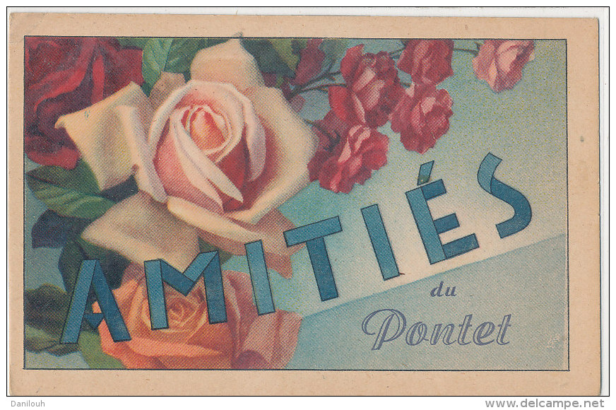 84 // Amitiés Du PONTET   Roses, - Le Pontet