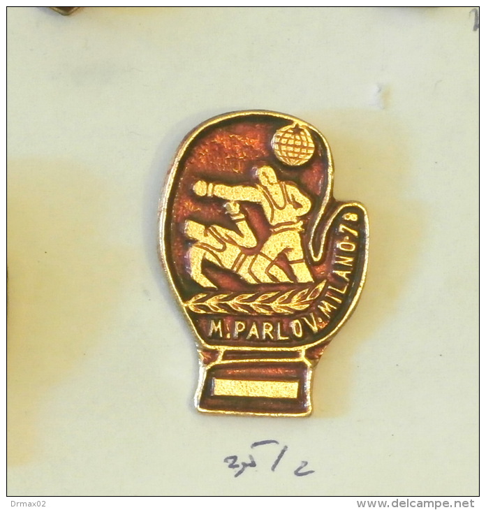 MATE PARLOV - Boxing World Champion MILANO Italy 1978 (Yugoslavia Pin) - Boxe