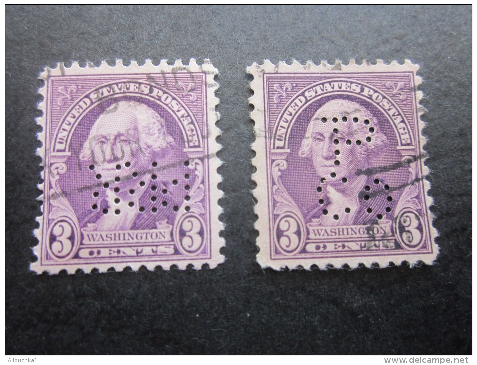 Timbre USA United States Of Americas Perfurado Perforé Perforés Perfin Perfins &gt;&gt; Stamp Perforated PERFORE  &gt; T - Perforés