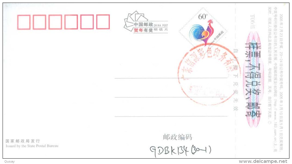 Badminton    ,   2005  CN Specimen  Prepaid Card , Postal Stationery - Bádminton