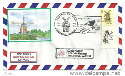 Dutch Festival (Festival Hollandais Du Minnesota). USA.  Enveloppe Souvenir 2004 - Errors & Oddities