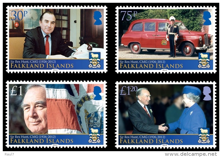 Falkland 2013 - Hommage A Sir Rex Hunt  - 4v Neuf (MNH) - Falkland