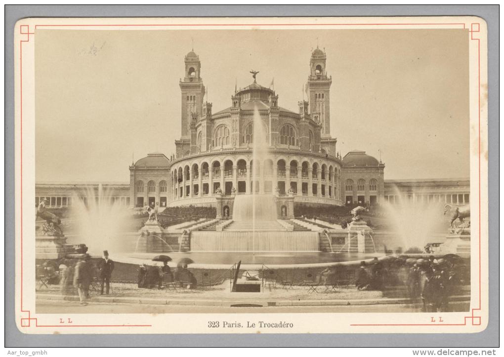 Foto ~1890 France Paris Le Trpcadeéro #323 - Anciennes (Av. 1900)