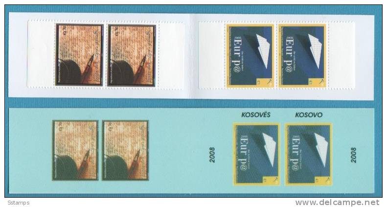 2008  KOSOVO UNMIK EUROPA CEPT BOOKLET - 2008