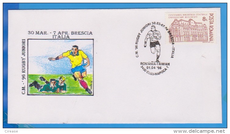 RUGBY, BRESCIA ITALY, COVER ROMANIA. - Rugby